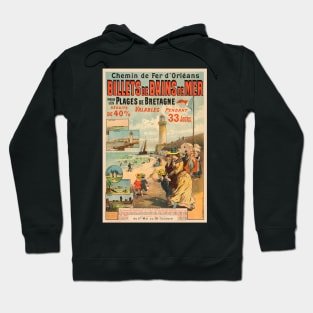 Billets de Bains de Mer Vintage Poster 1890 Hoodie